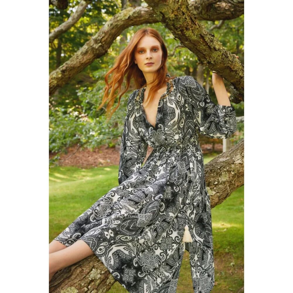 NWT. $495 CARA CARA TANGLEWOOD DRESS Sz XS. WHITE